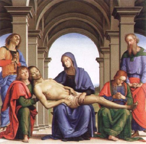 Pietro Perugino pieta Norge oil painting art